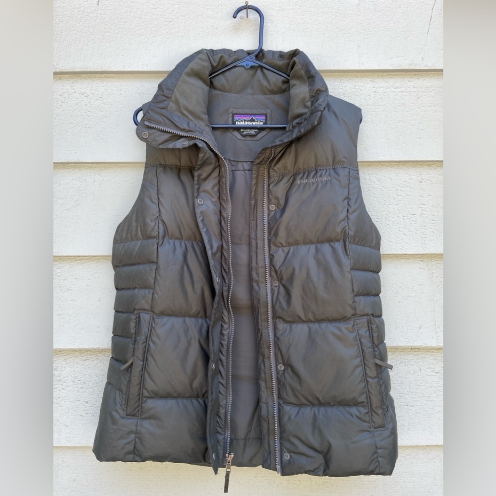 Patagonia Down Vest, Women’s Size Medium, Gray - Picture 2 of 8